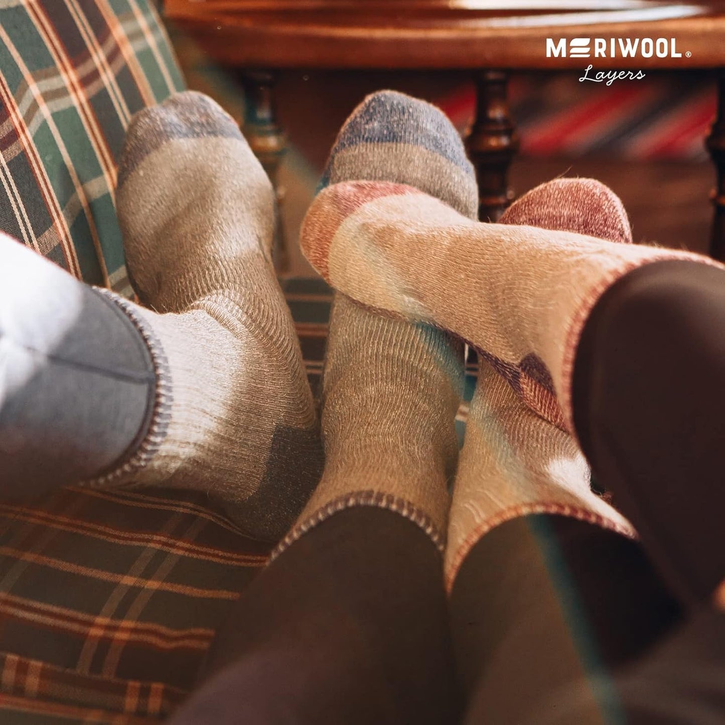 Merino Wool Hiking Socks for Men and Women – 3 Pairs Midweight Cushioned – Warm N Breathable
