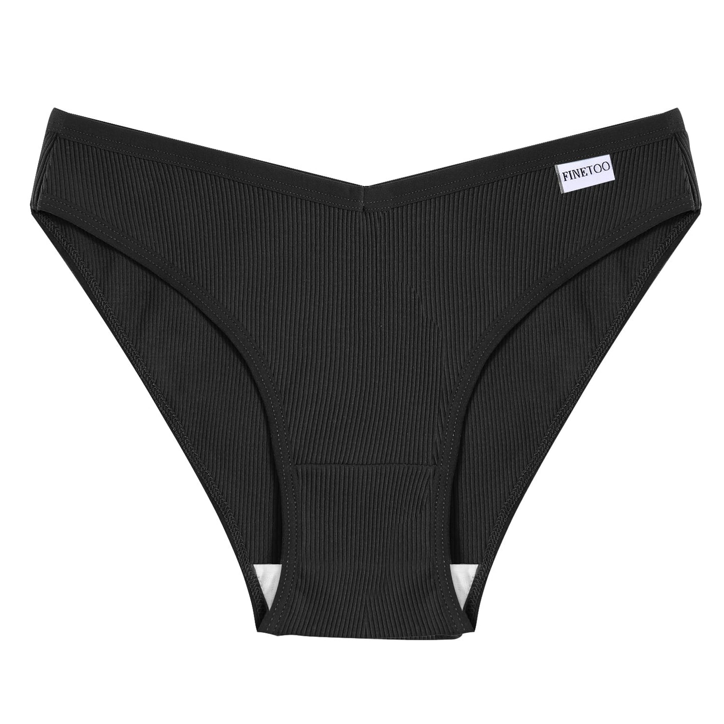 Womens Cotton Underwear Soft Stretch Bikini Panties High Cut Panties Low Rise Hipster Cheeky S-XL 6Pack