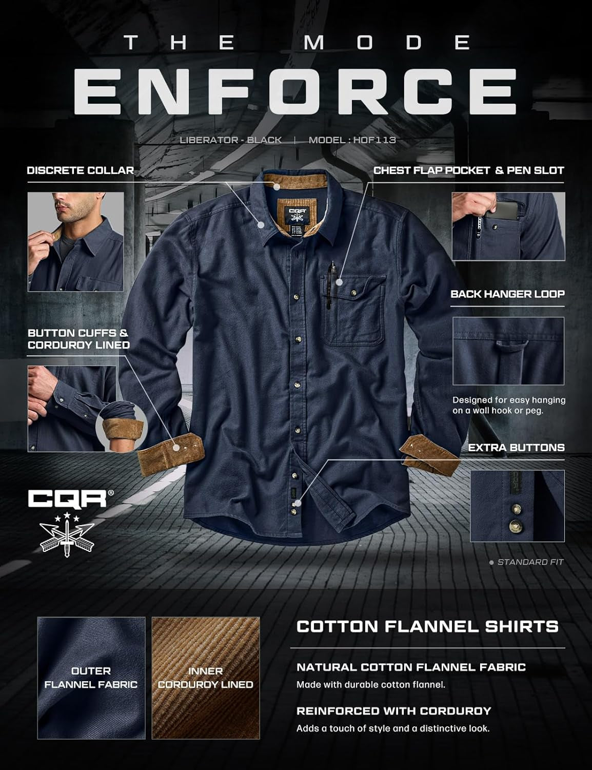 Men'S 100% All Cotton Button down Flannel Shirts, Long Sleeve Brushed Warm Soft Casual Outdoor Plaid Shirt