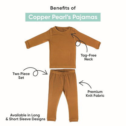 2 Piece Pajama Sets, Stylish Short Sleeve Pajamas for Babies Toddlers and Kids, Ultra-Soft Premium Material, 24 Months, Bloom