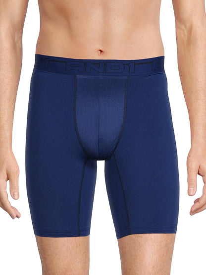 Men'S Underwear Pro Platinum Boxer Briefs, 6 Pack, 9"