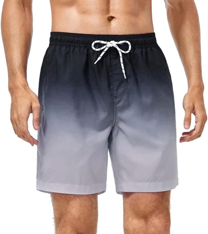 Mens Swimming Trunks Quick Dry Swim Shorts with Mesh Lining Lightweight Swimwear Bathing Suit