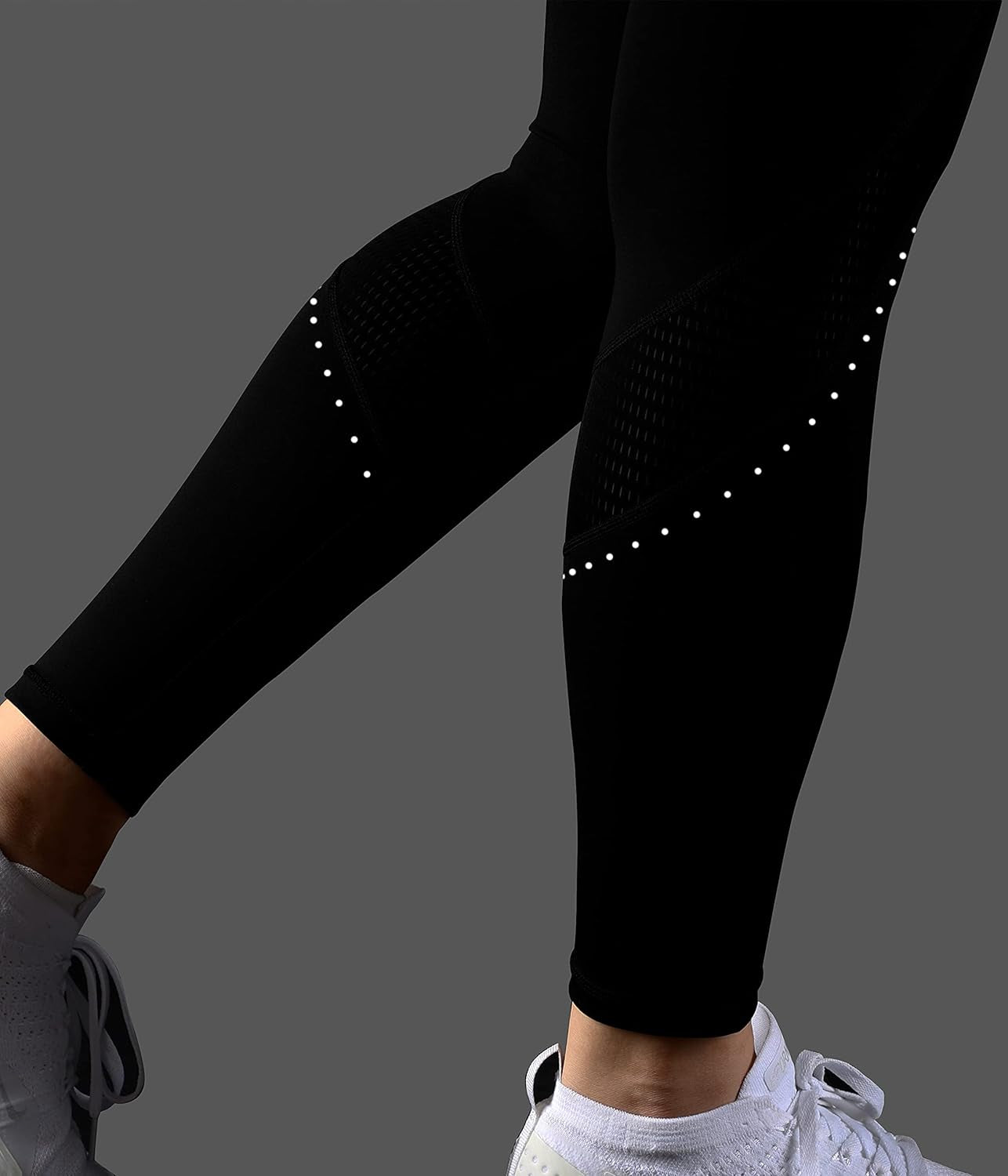 Women Booty Workout Leggings with Pockets Contour High Waisted Gym Yoga Pants(M,853-Black)