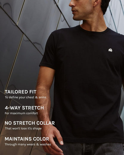 Men'S Short Sleeve Fitted T-Shirts