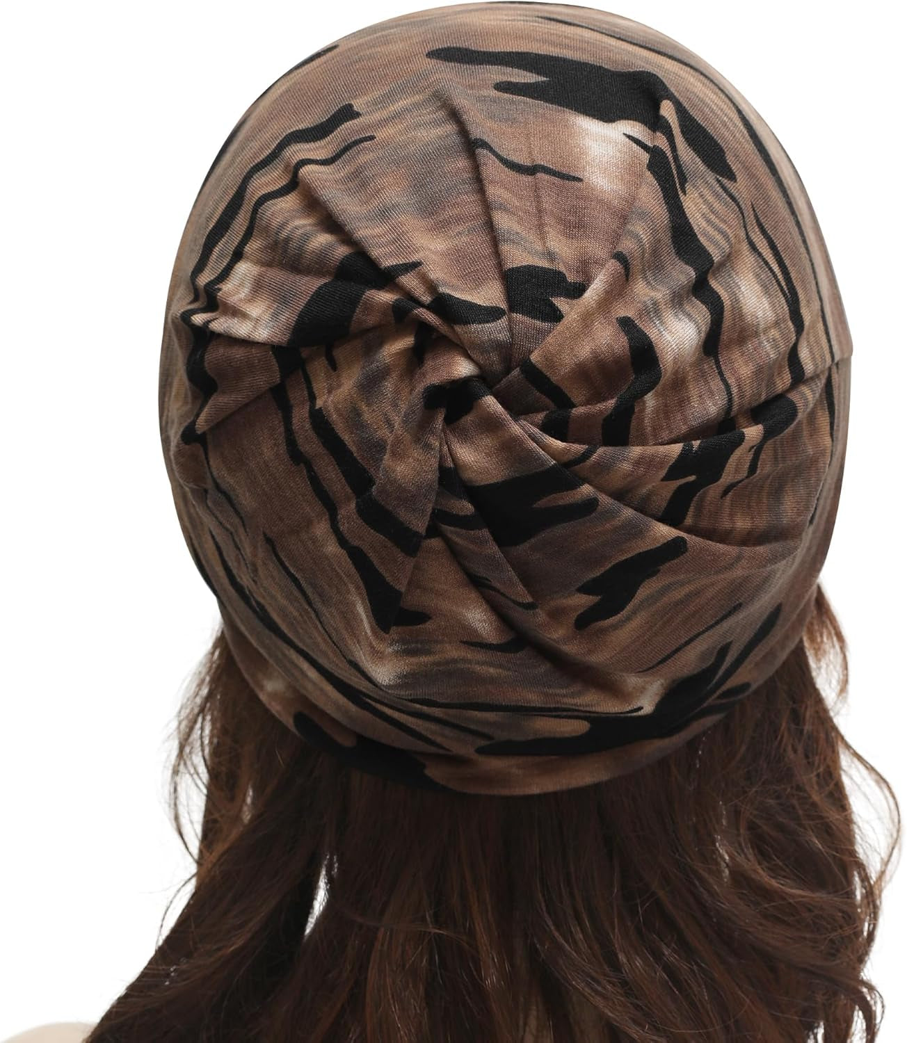 Women Summer Thin Beanie Hat Floral Lightweight Slouchy Hat