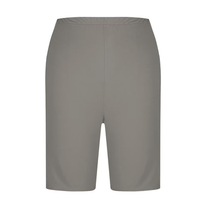 Women'S Bermuda Long Shorts with Pockets Elastic Waisted Knee Length Shorts for Women Walking Athletic Lounge