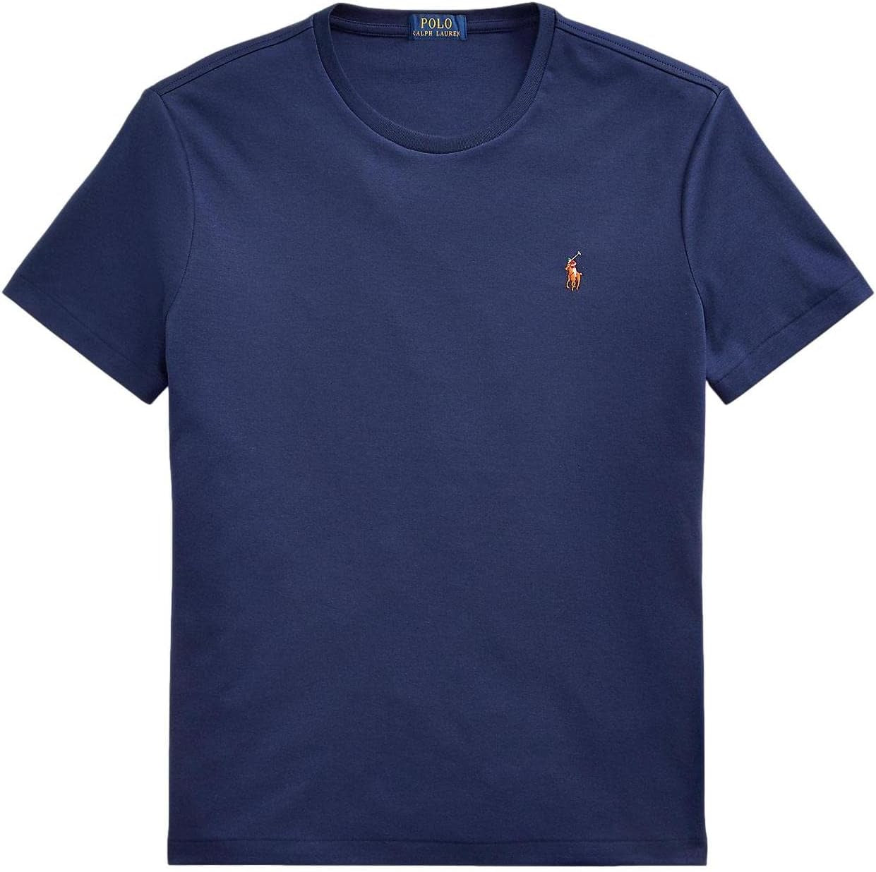Polo Ralph Lauren Mens Crew Neck T-Shirt (M, Navysigpony)